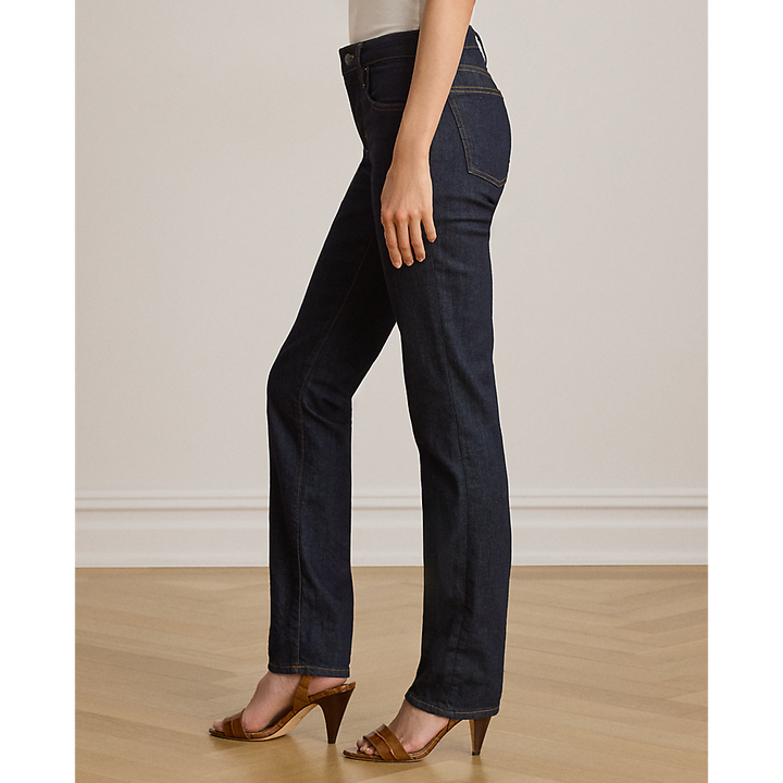 LRL High-Rise Slim Straight Jean/Traperice 200B27742001