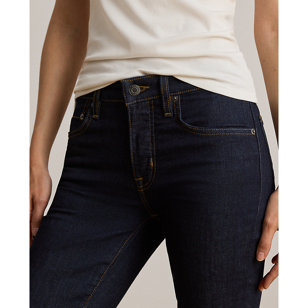 LRL High-Rise Slim Straight Jean/Traperice 200B27742001
