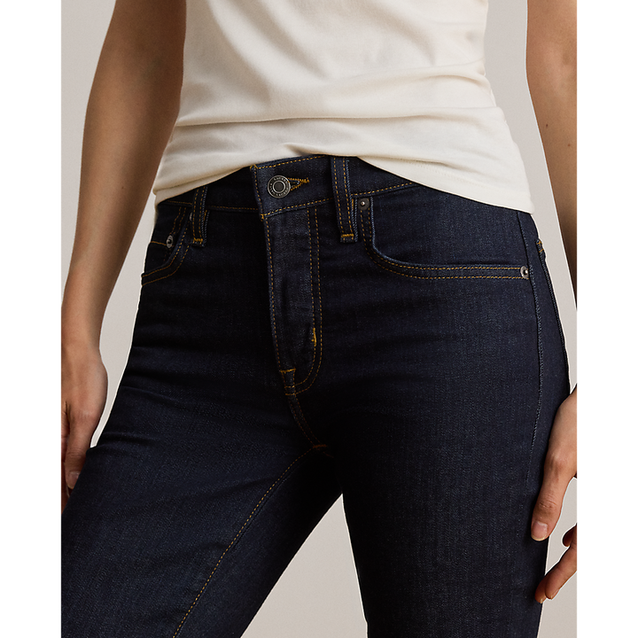LRL High-Rise Slim Straight Jean/Traperice 200B27742001