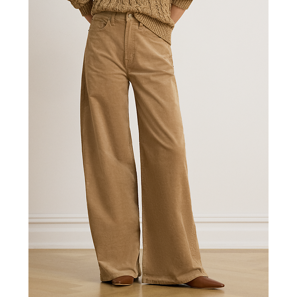 LRL Woven Wide Leg Pants/Hlače 200B34256004