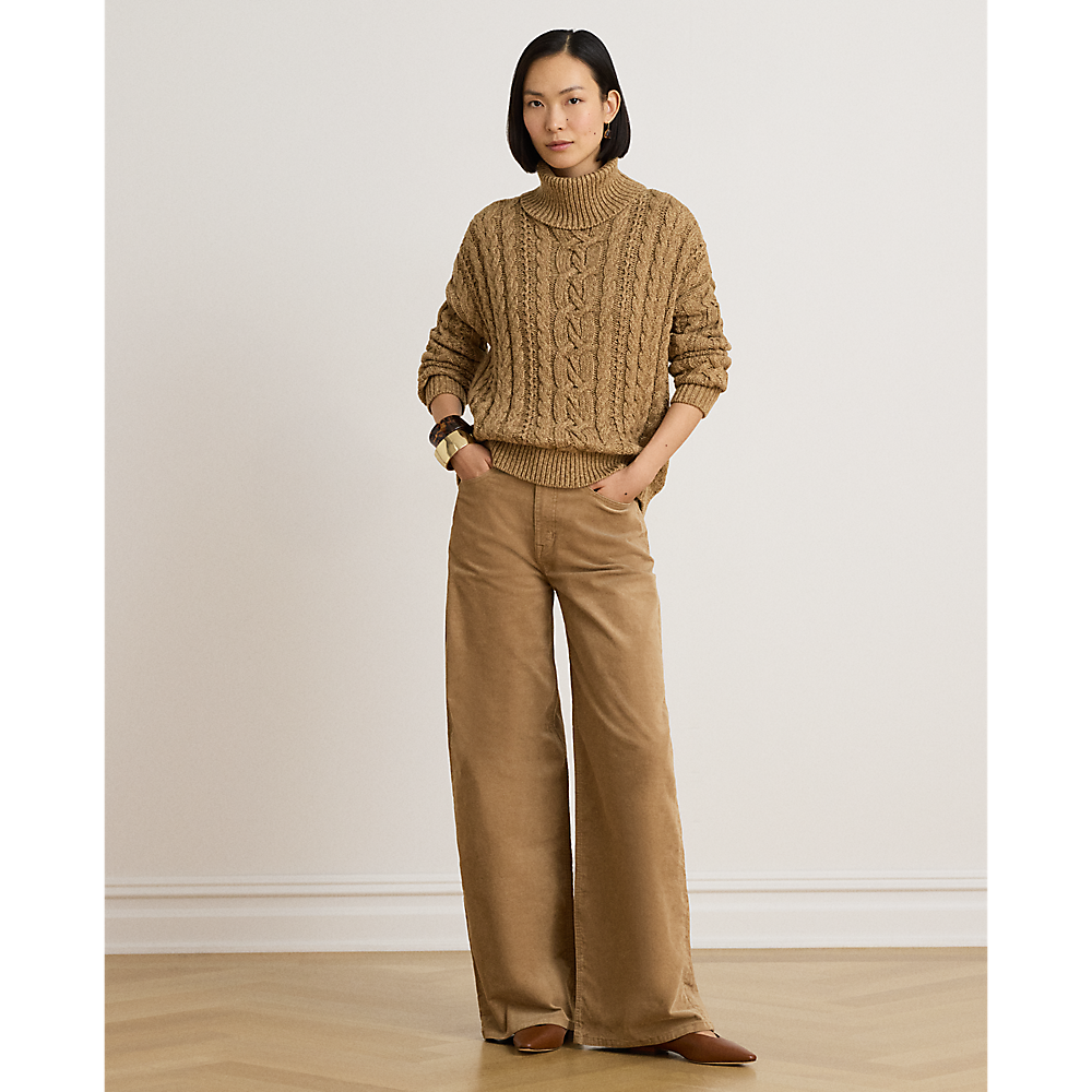LRL Woven Wide Leg Pants/Hlače 200B34256004