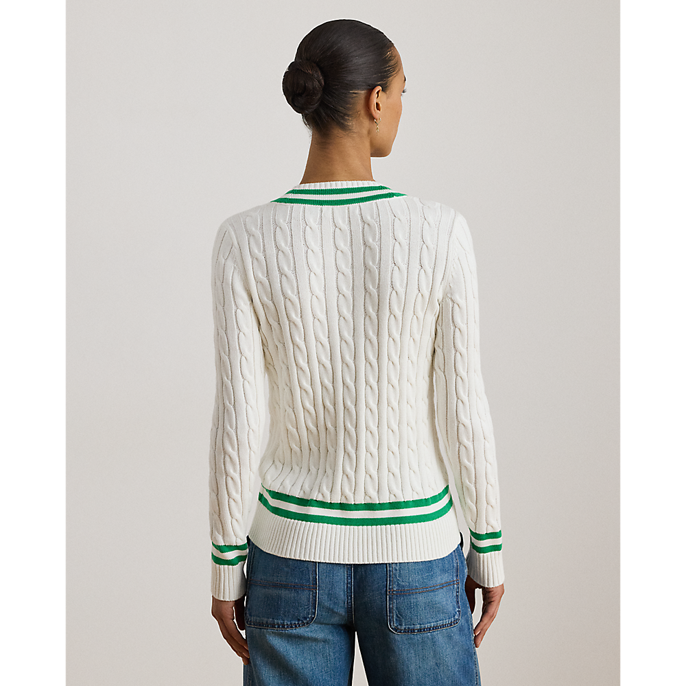 LRL Cable-Knit Cricket Jumper/Pulover 200P07026001