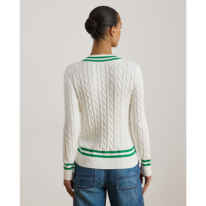 LRL Cable-Knit Cricket Jumper/Pulover 200P07026001