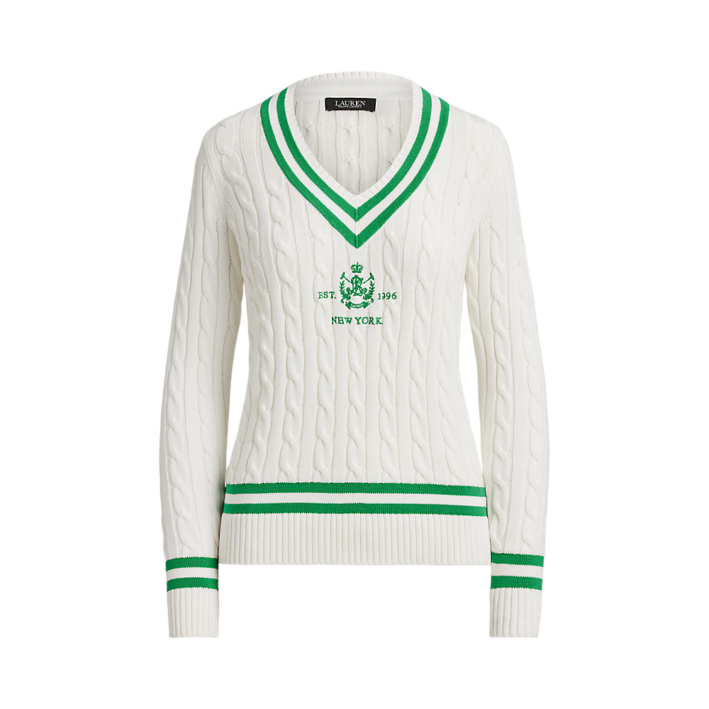 LRL Cable-Knit Cricket Jumper/Pulover 200P07026001