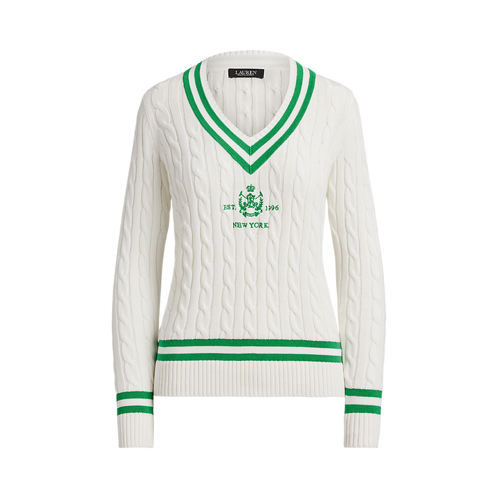 LRL Cable-Knit Cricket Jumper/Pulover 200P07026001
