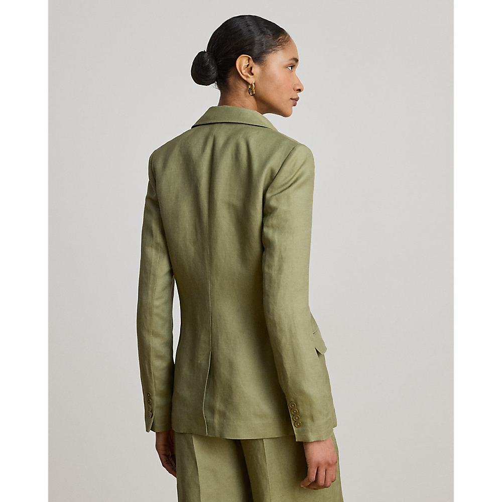 LRL Linen-Blend Twill Blazer/Sako 200P13643004