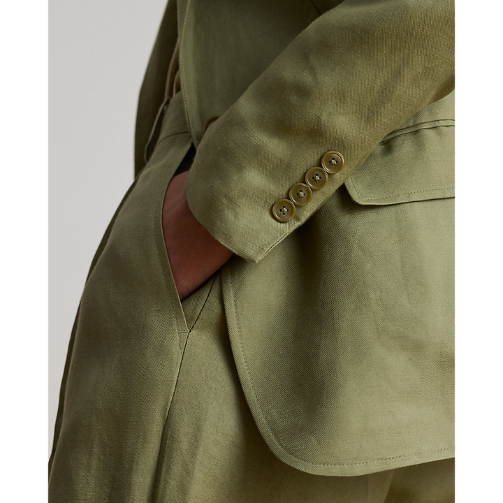 LRL Linen-Blend Twill Blazer/Sako 200P13643004