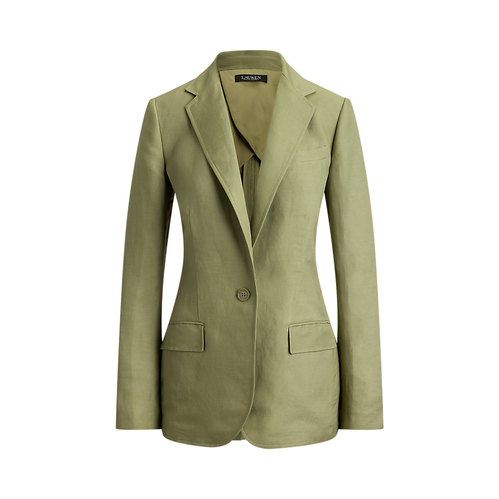 LRL Linen-Blend Twill Blazer/Sako 200P13643004