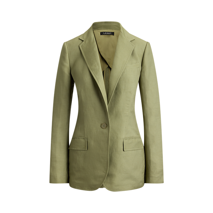 LRL Linen-Blend Twill Blazer/Sako 200P13643004