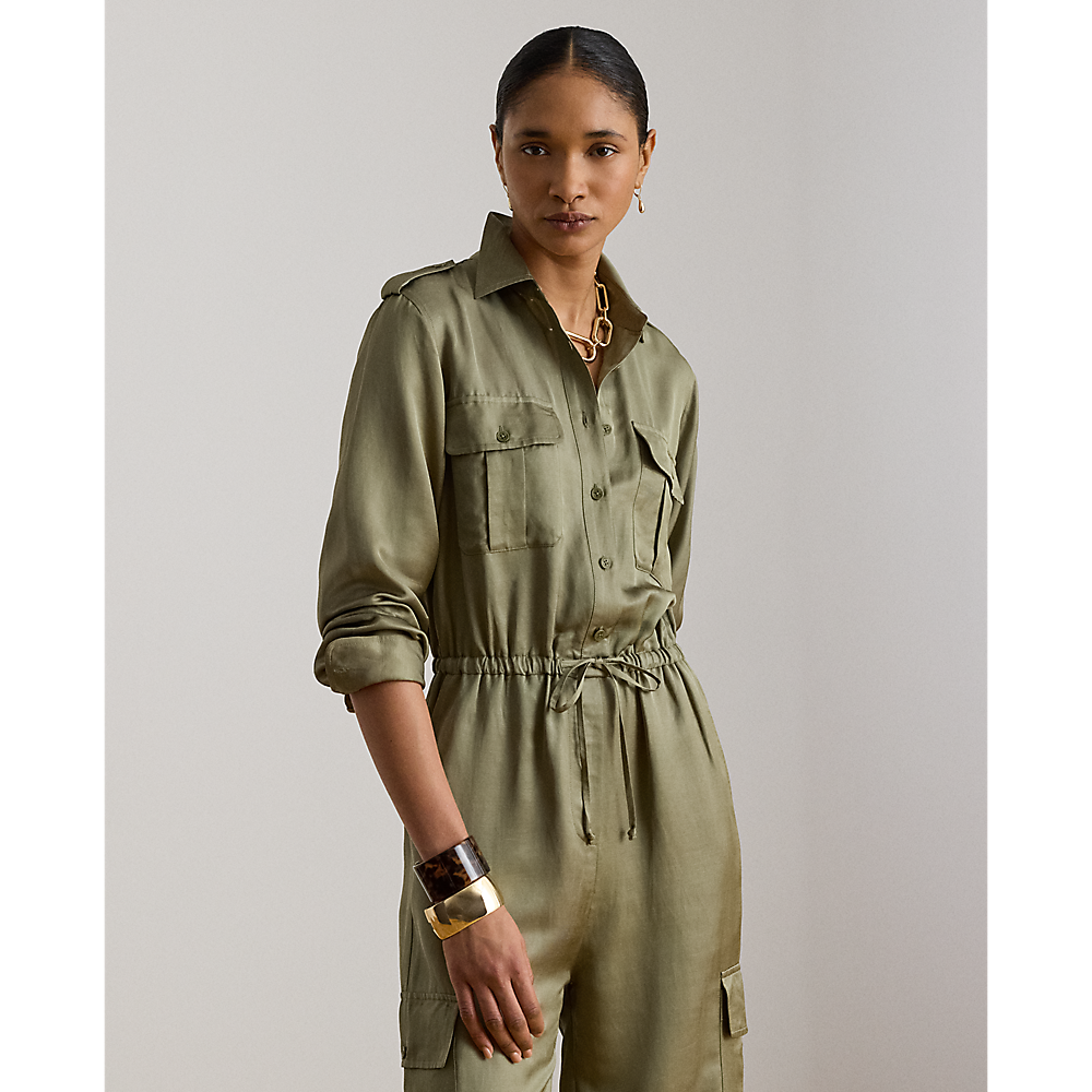 LRL Shantung Cargo Jumpsuit/Kombinezon 200P13672001
