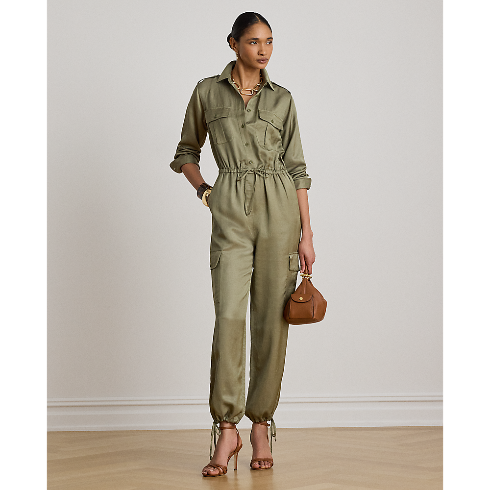 LRL Shantung Cargo Jumpsuit/Kombinezon 200P13672001