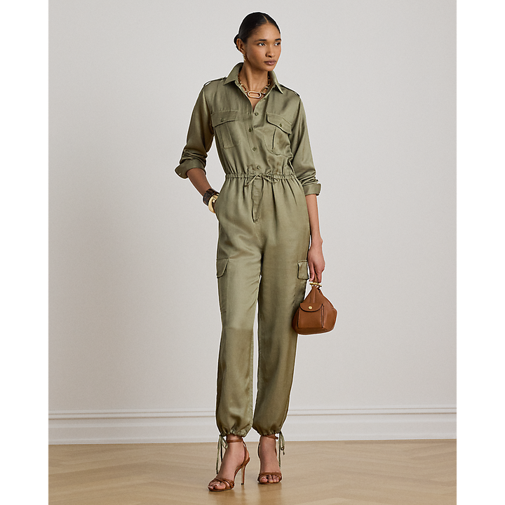 LRL Shantung Cargo Jumpsuit/Kombinezon 200P13672001