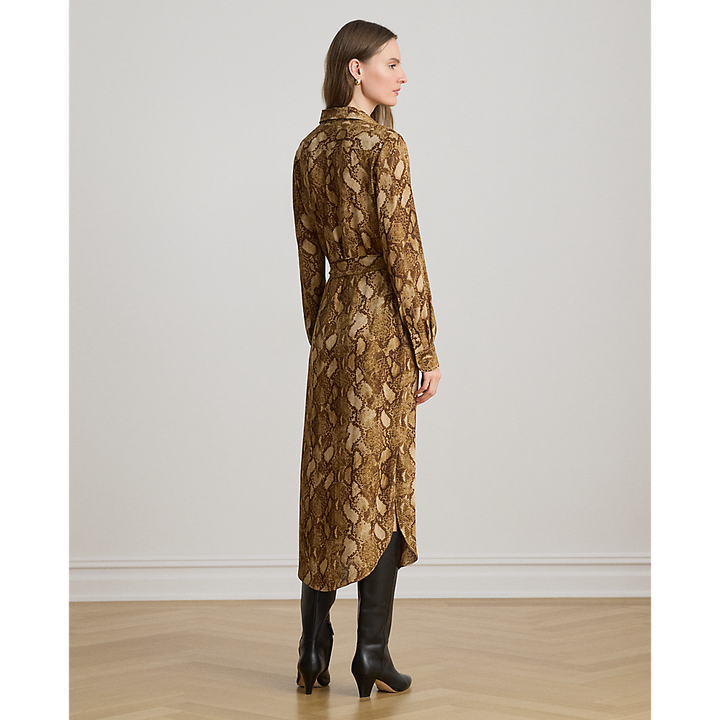 LRL Python-Print Georgette Shirtdress/Haljina 200P14026001
