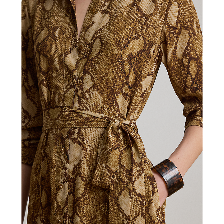 LRL Python-Print Georgette Shirtdress/Haljina 200P14026001