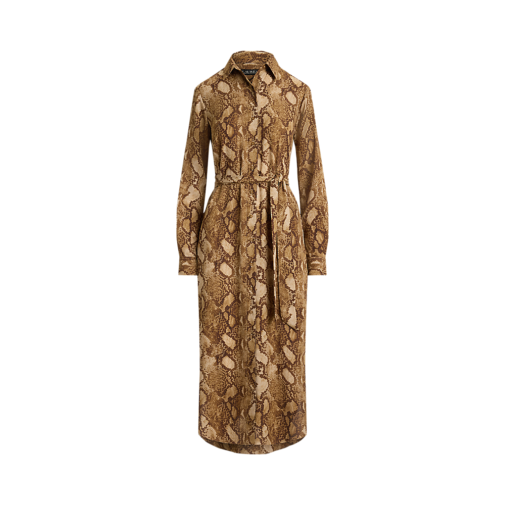LRL Python-Print Georgette Shirtdress/Haljina 200P14026001