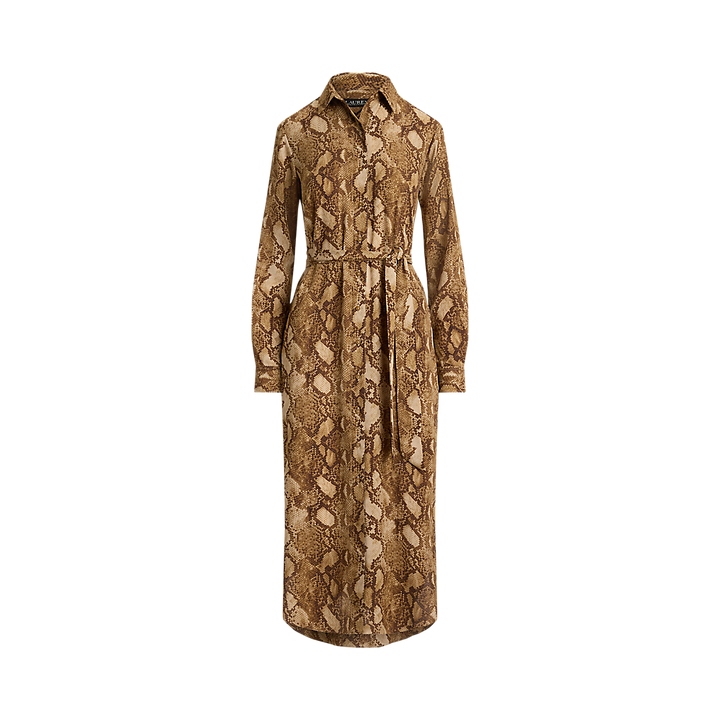 LRL Python-Print Georgette Shirtdress/Haljina 200P14026001