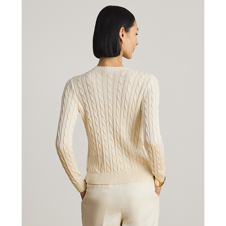 LRL Cable-Knit Cotton-Blend Cardigan/Pulover 200P14040001