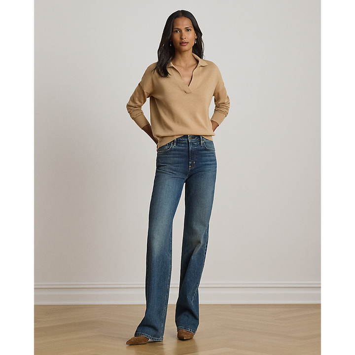 LRL Cotton-Modal Polo Sweater/Pulover 200P14056004