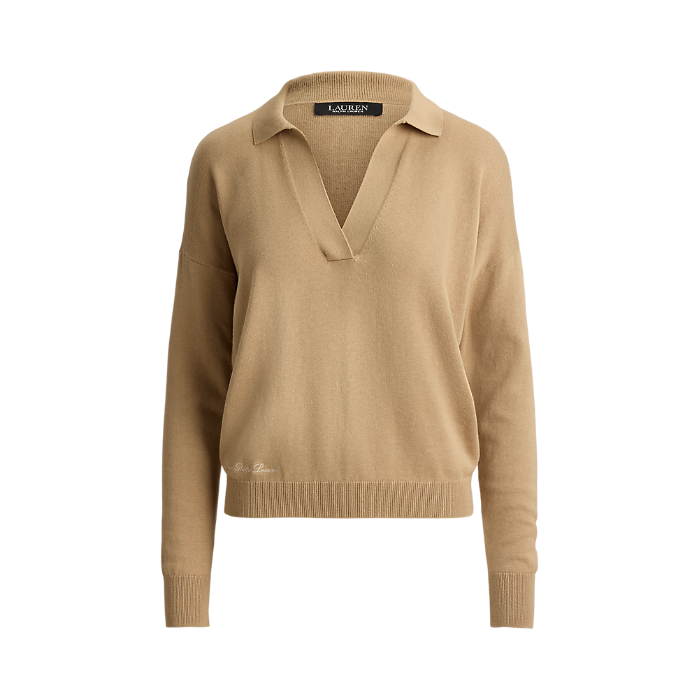 LRL Cotton-Modal Polo Sweater/Pulover 200P14056004