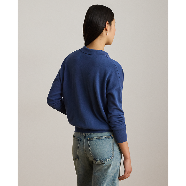 LRL Cotton-Modal Polo Sweater/Pulover 200P14056005