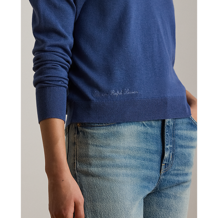 LRL Cotton-Modal Polo Sweater/Pulover 200P14056005