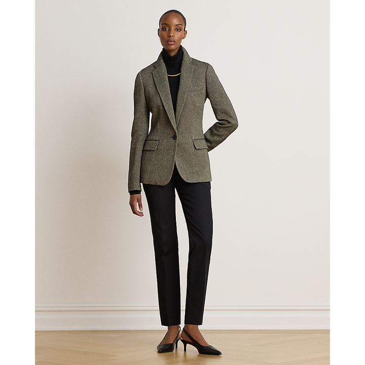 LRL Double-Faced Cotton Slim Straight Pant/Hlače 200P14610003
