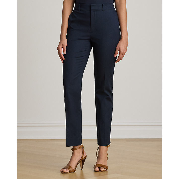 LRL Double-Faced Cotton Slim Straight Pant/Hlače 200P14610004