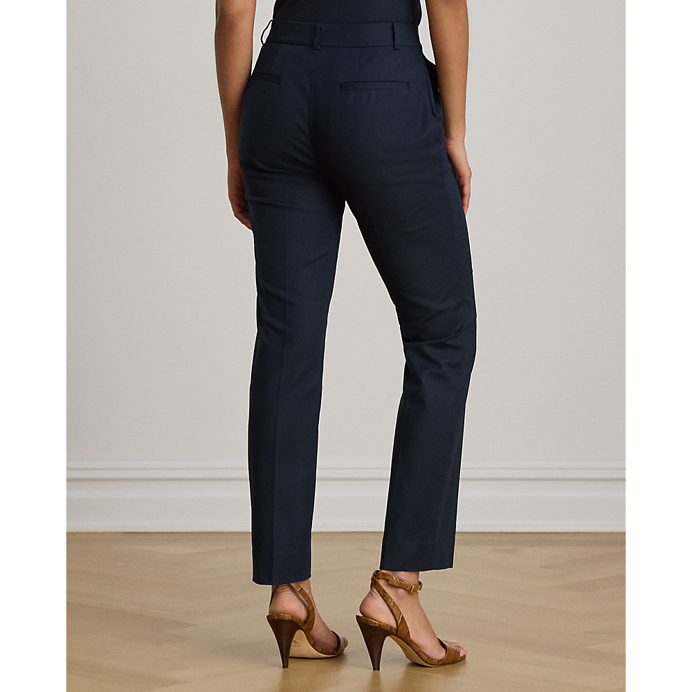 LRL Double-Faced Cotton Slim Straight Pant/Hlače 200P14610004