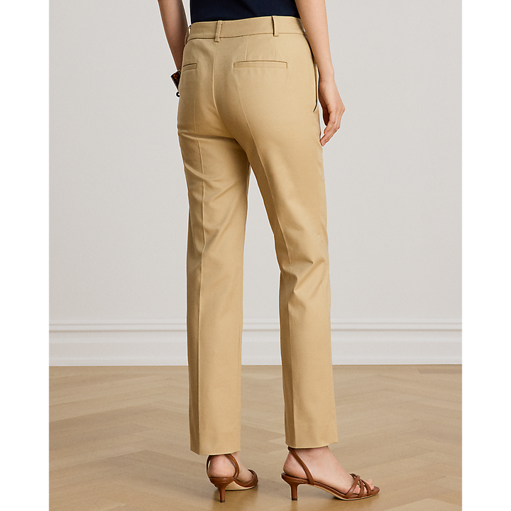 LRL Double-Faced Cotton Slim Straight Pant/Hlače 200P14610005