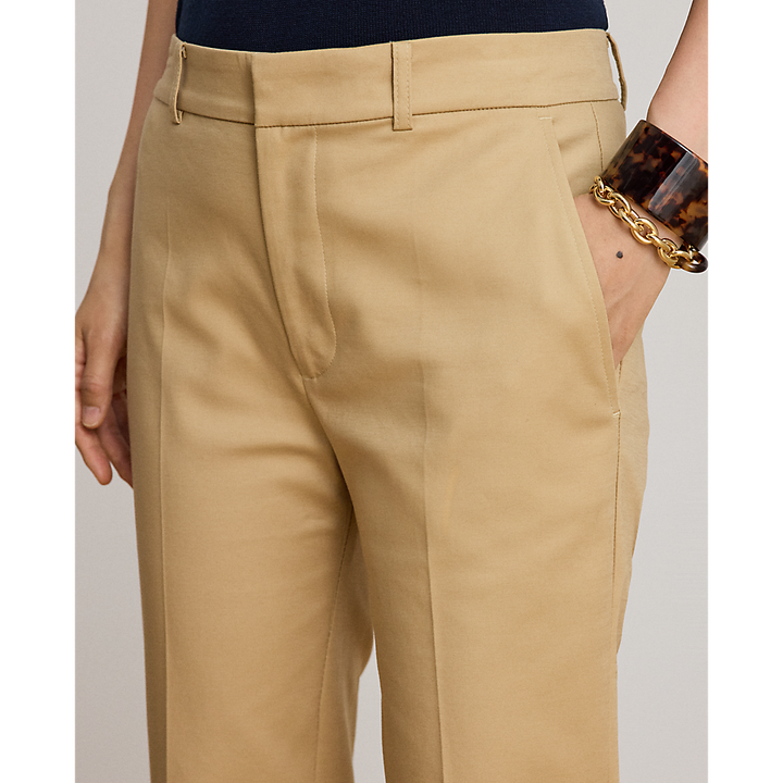 LRL Double-Faced Cotton Slim Straight Pant/Hlače 200P14610005