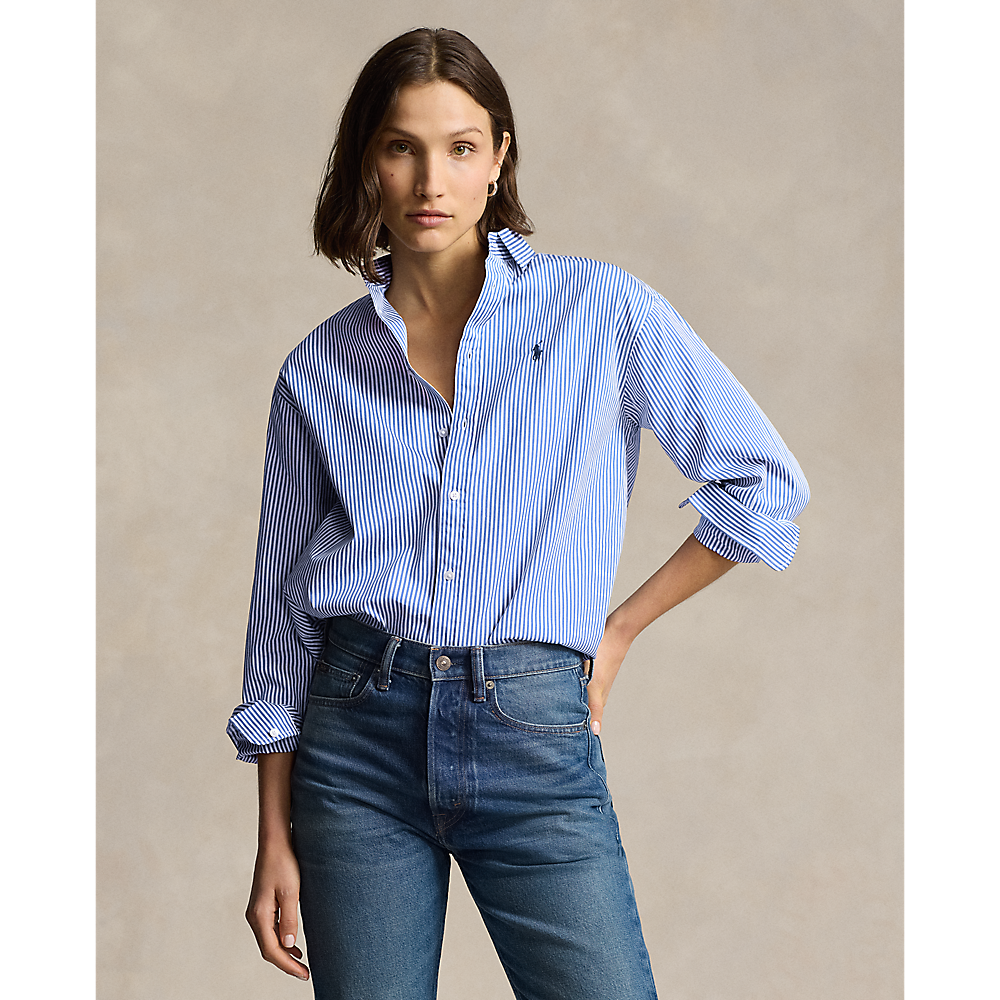 PRL Relaxed Fit Striped Cotton Shirt /Košulja 211910743020