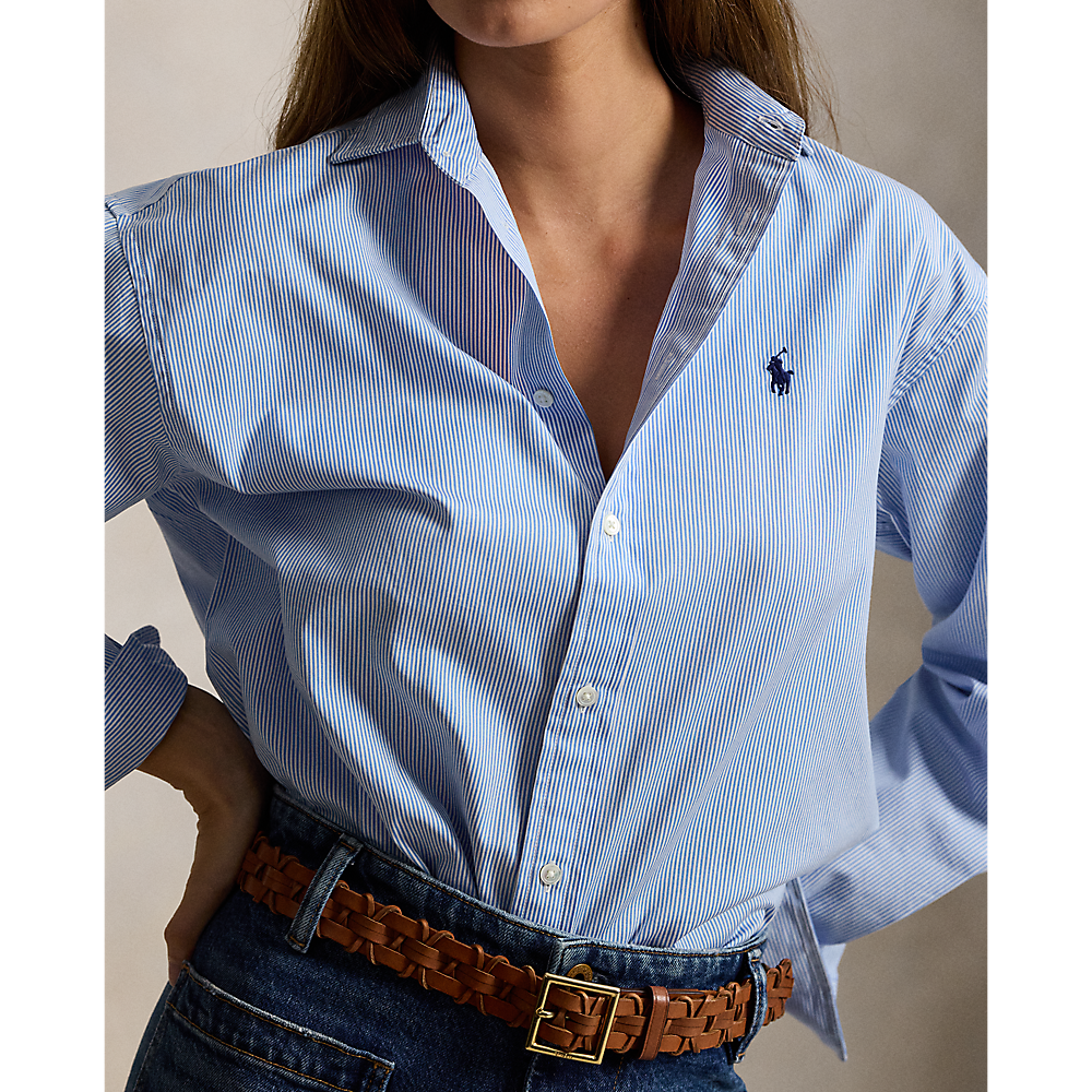 PRL Relaxed Fit Striped Cotton Shirt/Košulja 211910743508