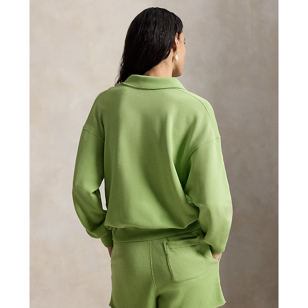 PRL Lightweight Fleece Long-Sleeve Polo/Polo majica 211965097502