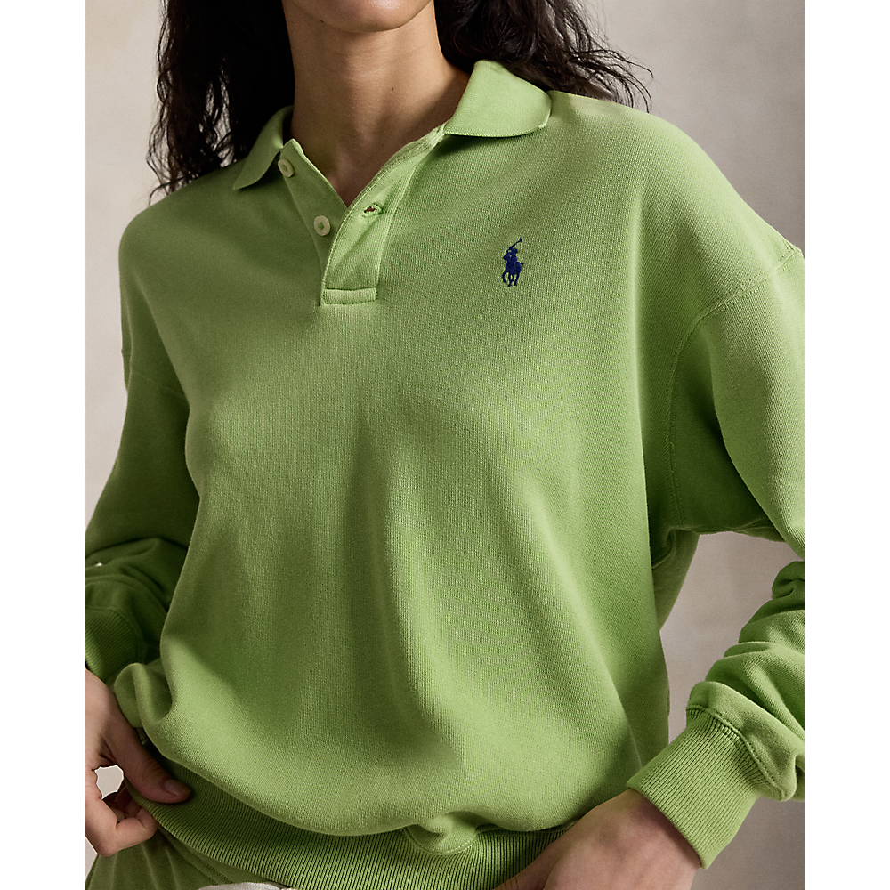PRL Lightweight Fleece Long-Sleeve Polo/Polo majica 211965097502
