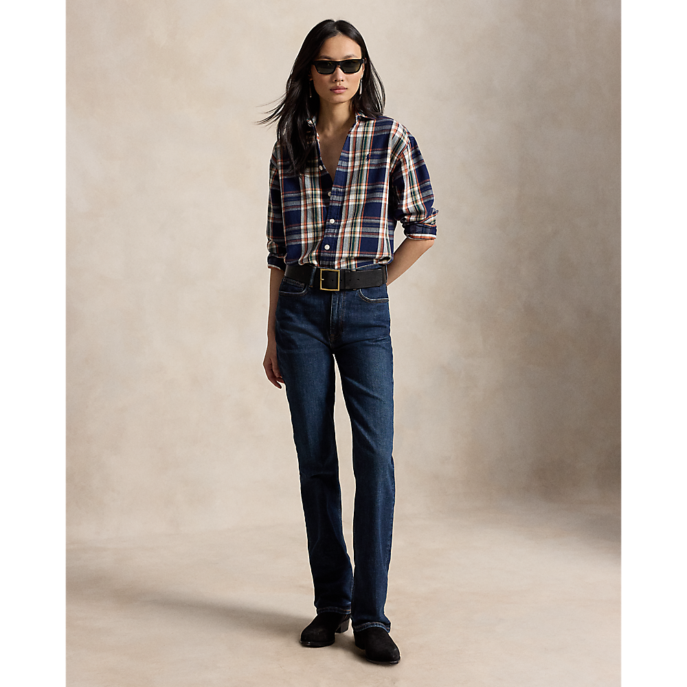PRL Relaxed Fit Plaid Cotton Shirt/Košulja 211971515502