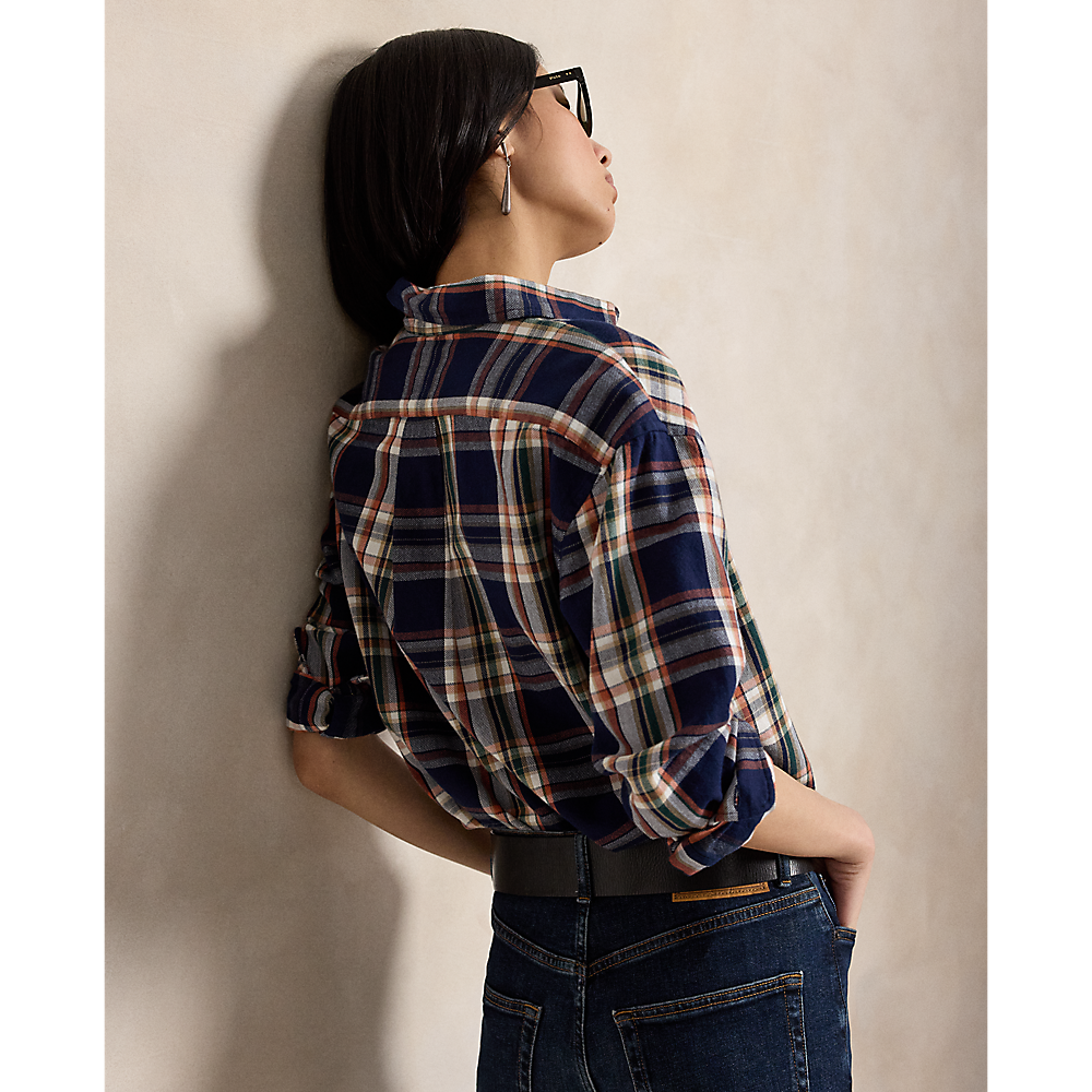 PRL Relaxed Fit Plaid Cotton Shirt/Košulja 211971515502