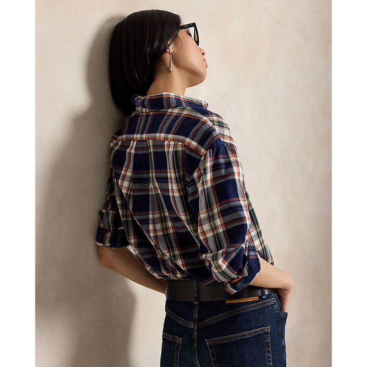 PRL Relaxed Fit Plaid Cotton Shirt/Košulja 211971515502