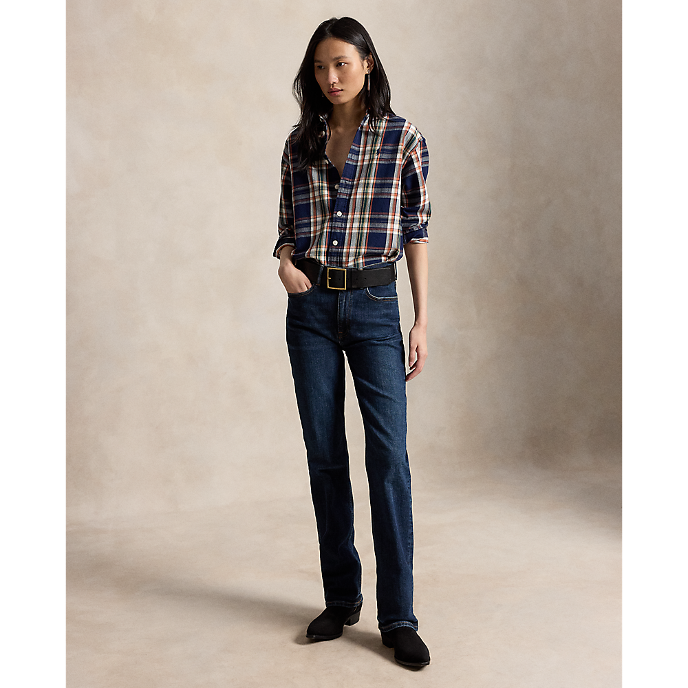 PRL Relaxed Fit Plaid Cotton Shirt/Košulja 211971515502