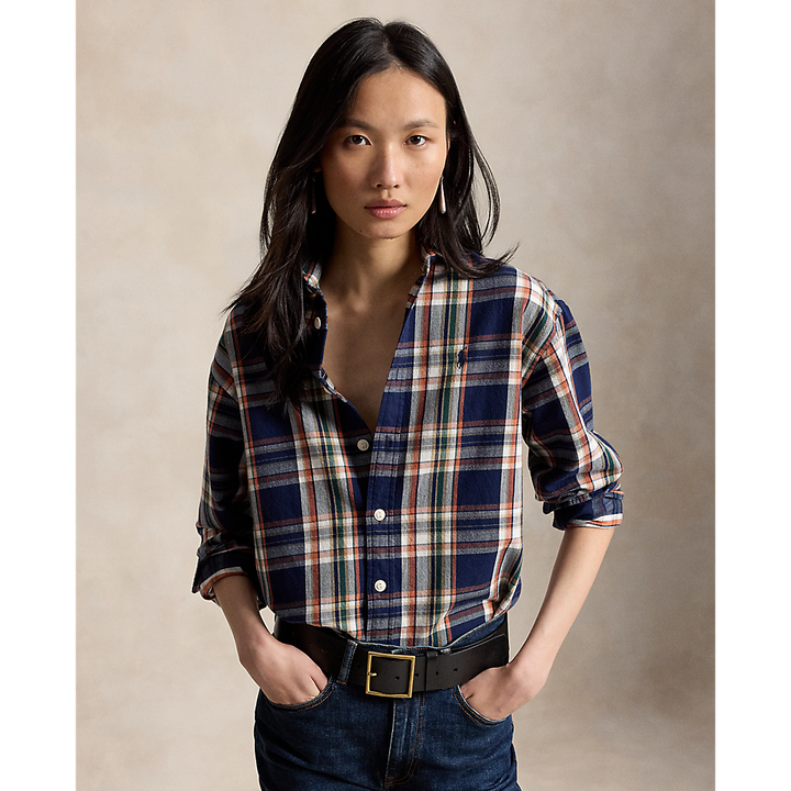 PRL Relaxed Fit Plaid Cotton Shirt/Košulja 211971515502