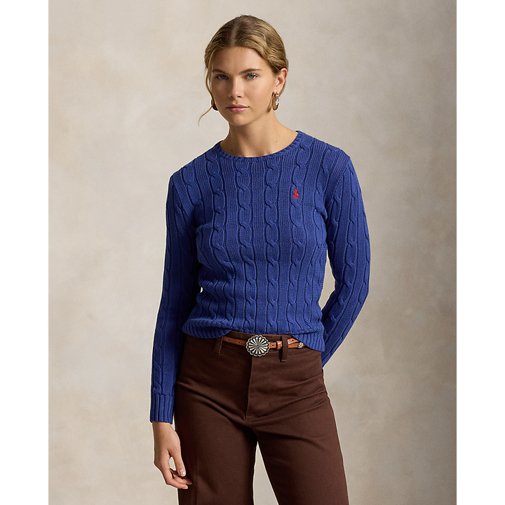 PRL Cable-Knit Cotton Crewneck Sweater/Pulover 211971869509