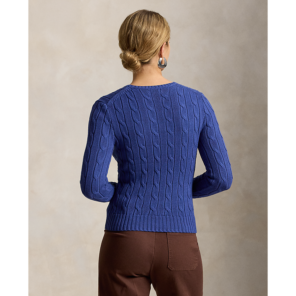 PRL Cable-Knit Cotton Crewneck Sweater/Pulover 211971869509