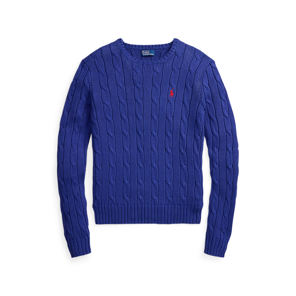 PRL Cable-Knit Cotton Crewneck Sweater/Pulover 211971869509