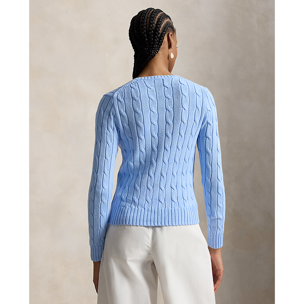 PRL Cable-Knit Cotton V-Neck Sweater/Pulover 211971870514