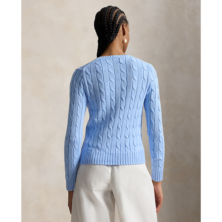 PRL Cable-Knit Cotton V-Neck Sweater/Pulover 211971870514