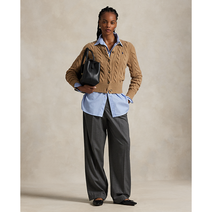 PRL Cable-Knit Wool-Cashmere Cardigan/ Pulover 211972104001