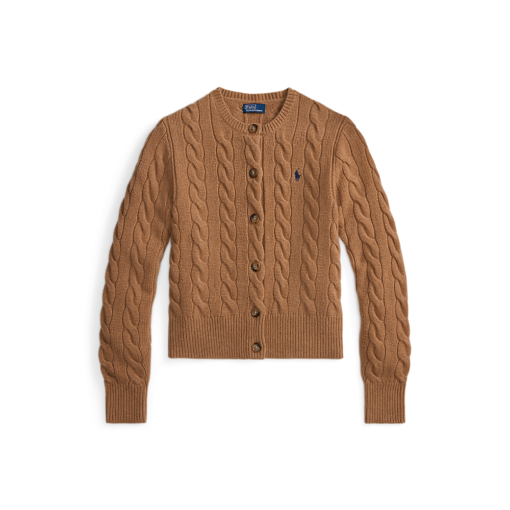 PRL Cable-Knit Wool-Cashmere Cardigan/ Pulover 211972104001