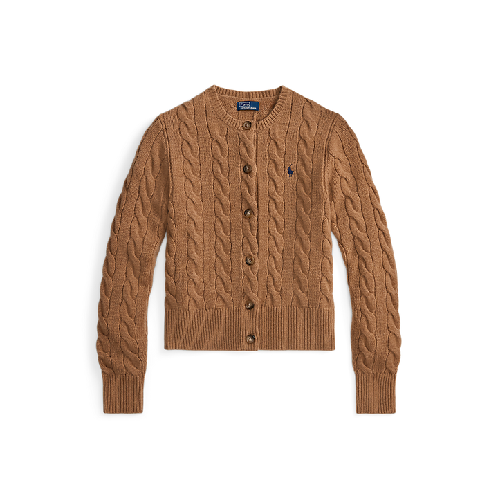 PRL Cable-Knit Wool-Cashmere Cardigan/ Pulover 211972104001