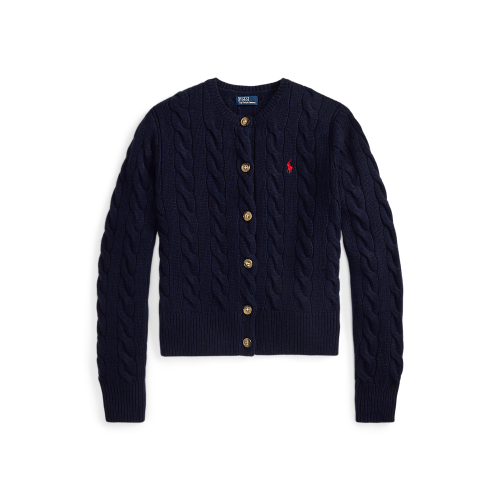 PRL Cable-Knit Wool-Cashmere Cardigan/Pulover 211972104004