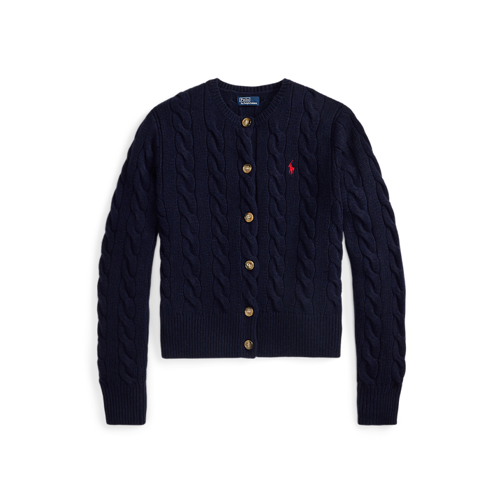 PRL Cable-Knit Wool-Cashmere Cardigan/Pulover 211972104004