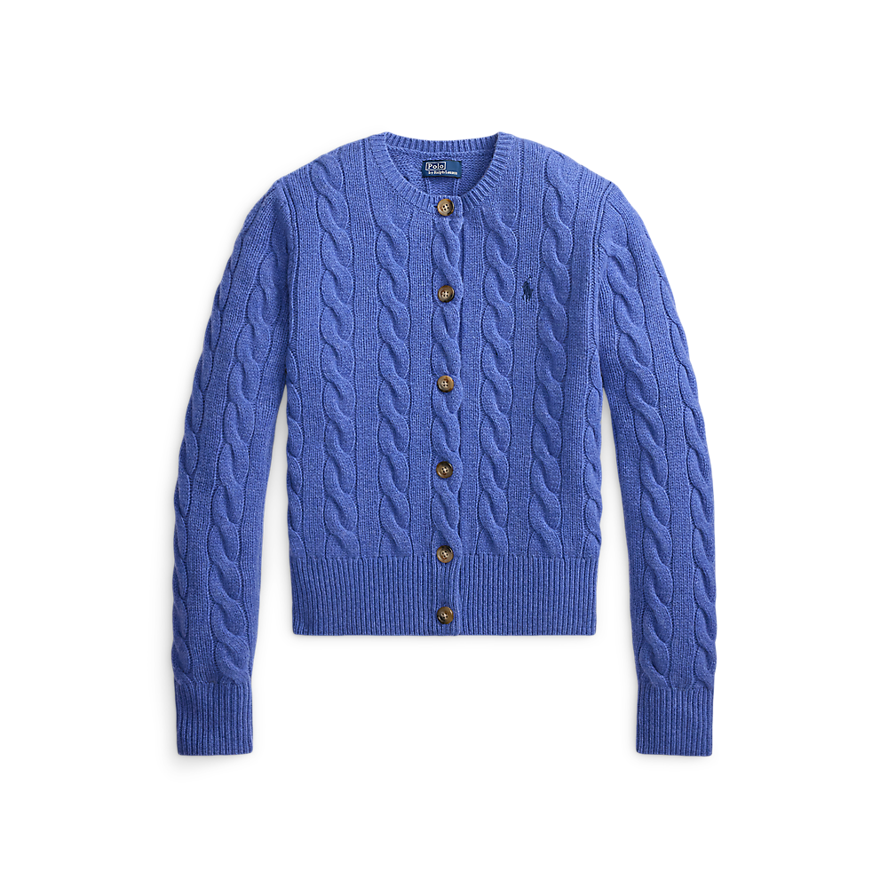 PRL Cable-Knit Wool-Cashmere Cardigan/ Pulover 211972104501